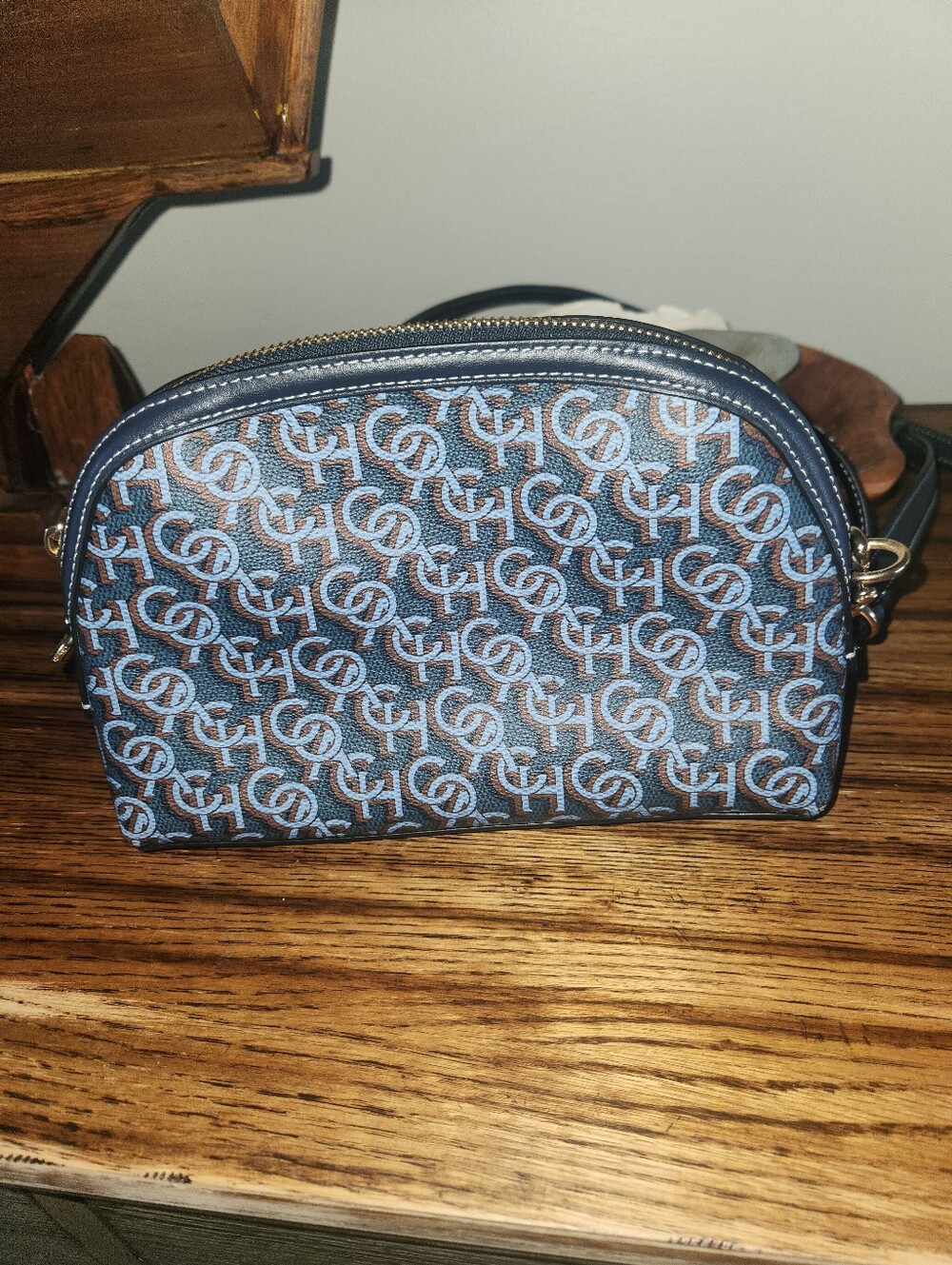 Coach Navy And Red Patterned Crossbody Bag Cute 4th Of July Bag